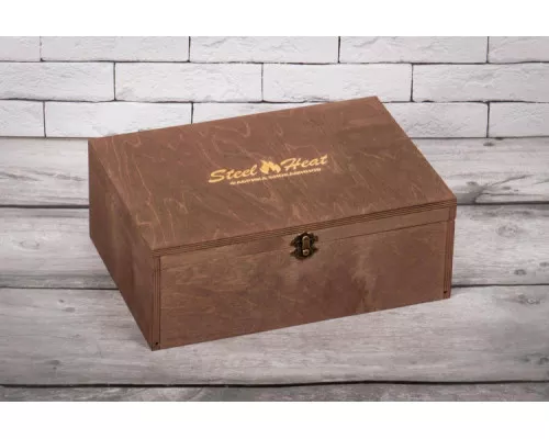 Подарочный набор SteelHeat PREMIUM BOX ALBA Красный + деревянная коробка + стартовый комплект Подарочный набор SteelHeat PREMIUM BOX ALBA Красный + деревянная коробка + стартовый комплект