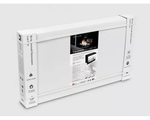 Встроенный биокамин Lux Fire Торцевой 1090 S