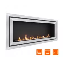 Биокамин встраиваемый SteelHeat GRAND-D 1500 XL